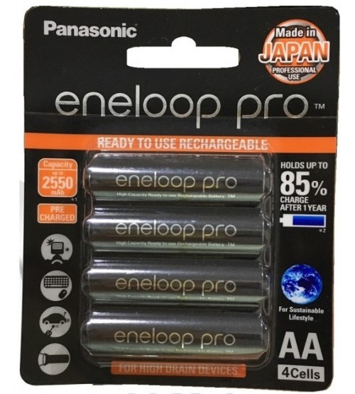 PANASONIC ENELOOP PRO A2 ISI4 2550MAH